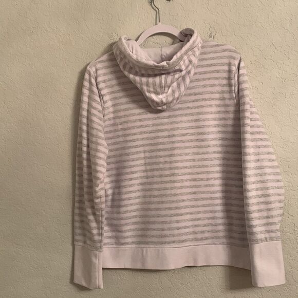 Tommy Hilfiger Stripped Hoodie Women’s Size L - Picture 2 of 11